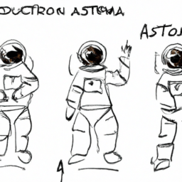 How To Draw A Cartoon-Astronaut - A Step By Step Drawing Guide - Custom Paint By Numbers