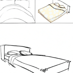 How To Draw A Cartoon-Bed - A Step By Step Drawing Guide - Custom Paint By Numbers