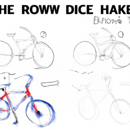 How To Draw A Cartoon-Bike - A Step By Step Drawing Guide - Custom Paint By Numbers