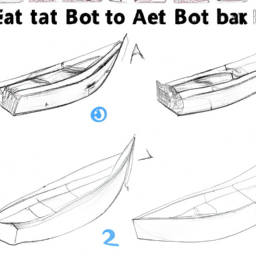 How To Draw A Cartoon-Boat - A Step By Step Drawing Guide - Custom Paint By Numbers