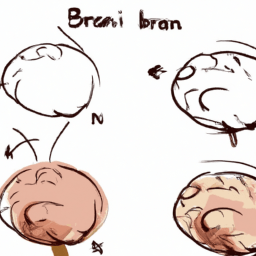 How To Draw A Cartoon-Brain - A Step By Step Drawing Guide - Custom Paint By Numbers