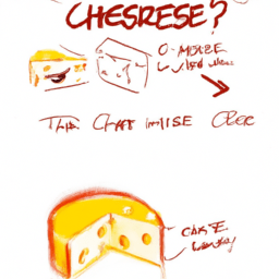 How To Draw A Cartoon-Cheese - A Step By Step Drawing Guide - Custom Paint By Numbers