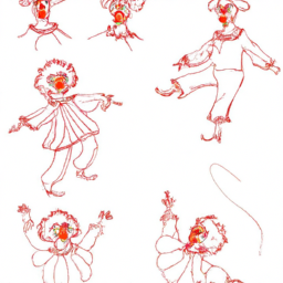 How To Draw A Cartoon-Clown - A Step By Step Drawing Guide - Custom Paint By Numbers