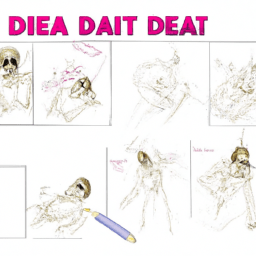 How To Draw A Cartoon-Death - A Step By Step Drawing Guide - Custom Paint By Numbers