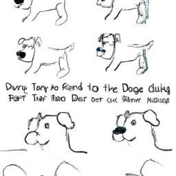 How To Draw A Cartoon-Dog - A Step By Step Drawing Guide - Custom Paint By Numbers