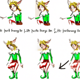 How To Draw A Cartoon-Elf - A Step By Step Drawing Guide - Custom Paint By Numbers