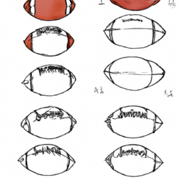 How To Draw A Cartoon-Football - A Step By Step Drawing Guide - Custom Paint By Numbers