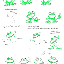 How To Draw A Cartoon-Frog - A Step By Step Drawing Guide - Custom Paint By Numbers