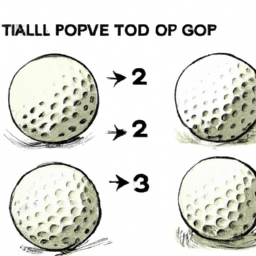 How To Draw A Cartoon-Golf-Ball - A Step By Step Drawing Guide - Custom Paint By Numbers