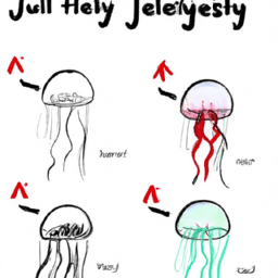 How To Draw A Cartoon-Jellyfish - A Step By Step Drawing Guide - Custom Paint By Numbers