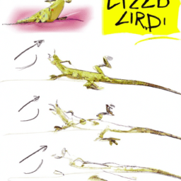 How To Draw A Cartoon-Lizard - A Step By Step Drawing Guide - Custom Paint By Numbers