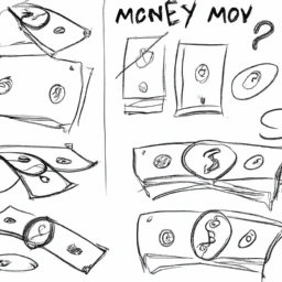 How To Draw A Cartoon-Money - A Step By Step Drawing Guide - Custom Paint By Numbers