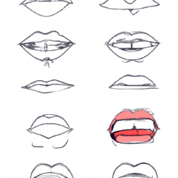 How To Draw A Cartoon-Mouth - A Step By Step Drawing Guide - Custom Paint By Numbers