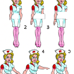 How To Draw A Cartoon-Nurse - A Step By Step Drawing Guide - Custom Paint By Numbers