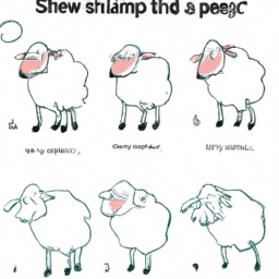 How To Draw A Cartoon-Sheep - A Step By Step Drawing Guide - Custom Paint By Numbers