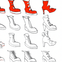 How To Draw A Cartoon-Shoes - A Step By Step Drawing Guide - Custom Paint By Numbers