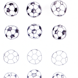 How To Draw A Cartoon-Soccer-Ball - A Step By Step Drawing Guide - Custom Paint By Numbers