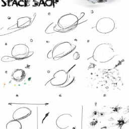 How to Draw a Cartoon Space Step by Step | Beginner Tutorial – Custom ...