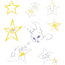 How To Draw A Cartoon-Stars - A Step By Step Drawing Guide - Custom Paint By Numbers