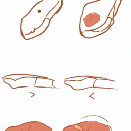 How To Draw A Cartoon-Steak - A Step By Step Drawing Guide - Custom Paint By Numbers