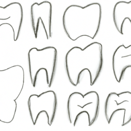 Draw Teeth Guide Cartoon Tooth Drawing Tutorial | Step-by-Step Guide β Custom Paint By ...