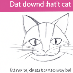 How To Draw A Cat - A Step By Step Drawing Guide - Custom Paint By Numbers