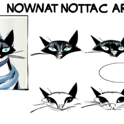 How To Draw A Cat-Noir - A Step By Step Drawing Guide - Custom Paint By Numbers