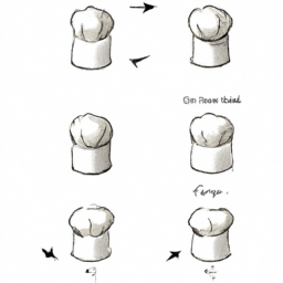 How To Draw A Chefs-Hat - A Step By Step Drawing Guide – Custom Paint ...