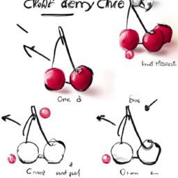 How To Draw A Cherry - A Step By Step Drawing Guide - Custom Paint By Numbers