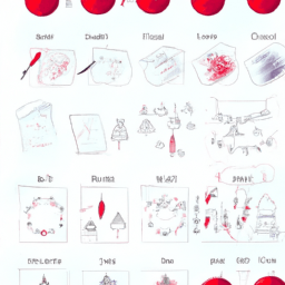 How To Draw A Christmas-Stuff - A Step By Step Drawing Guide - Custom Paint By Numbers