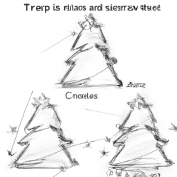 How To Draw A Christmas-Tree - A Step By Step Drawing Guide - Custom Paint By Numbers