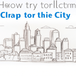 How To Draw A City - A Step By Step Drawing Guide - Custom Paint By Numbers