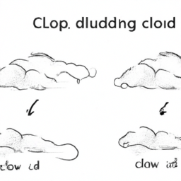 How To Draw A Cloud - A Step By Step Drawing Guide - Custom Paint By Numbers