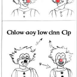 How To Draw A Clown - A Step By Step Drawing Guide - Custom Paint By Numbers