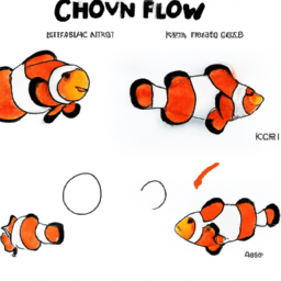 How To Draw A Clownfish - A Step By Step Drawing Guide - Custom Paint By Numbers