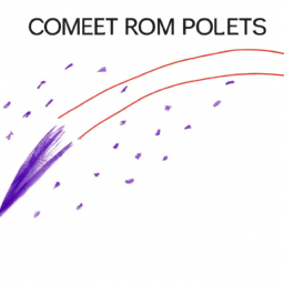 How To Draw A Comet - A Step By Step Drawing Guide - Custom Paint By Numbers