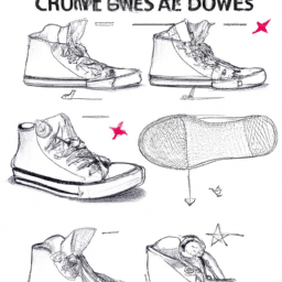 How To Draw A Converse - A Step By Step Drawing Guide - Custom Paint By Numbers