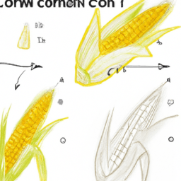 How To Draw A Corn - A Step By Step Drawing Guide - Custom Paint By Numbers