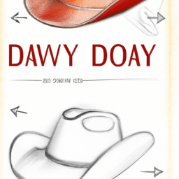 How To Draw A Cowboy-Hat - A Step By Step Drawing Guide - Custom Paint By Numbers