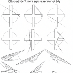 How To Draw A Cross-With-Wings - A Step By Step Drawing Guide - Custom Paint By Numbers