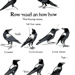 How To Draw A Crow - A Step By Step Drawing Guide - Custom Paint By Numbers