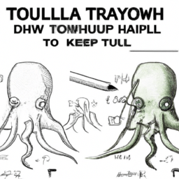 How To Draw A Cthulhu - A Step By Step Drawing Guide - Custom Paint By Numbers