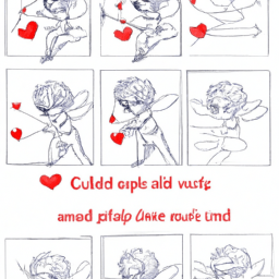 How To Draw A Cupid - A Step By Step Drawing Guide - Custom Paint By Numbers