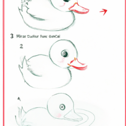 How To Draw A Cute-Duckling - A Step By Step Drawing Guide - Custom Paint By Numbers