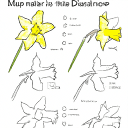 How To Draw A Daffodil - A Step By Step Drawing Guide - Custom Paint By Numbers