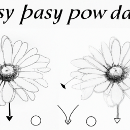 How To Draw A Daisy - A Step By Step Drawing Guide - Custom Paint By Numbers