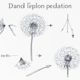 How To Draw A Dandelion - A Step By Step Drawing Guide - Custom Paint By Numbers