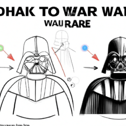 How To Draw A Darth-Vader - A Step By Step Drawing Guide – Custom Paint ...