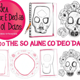 How To Draw A Day-Of-The-Dead - A Step By Step Drawing Guide - Custom Paint By Numbers