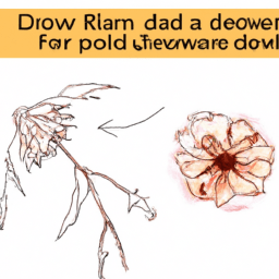 How To Draw A Dead-Flower - A Step By Step Drawing Guide - Custom Paint By Numbers